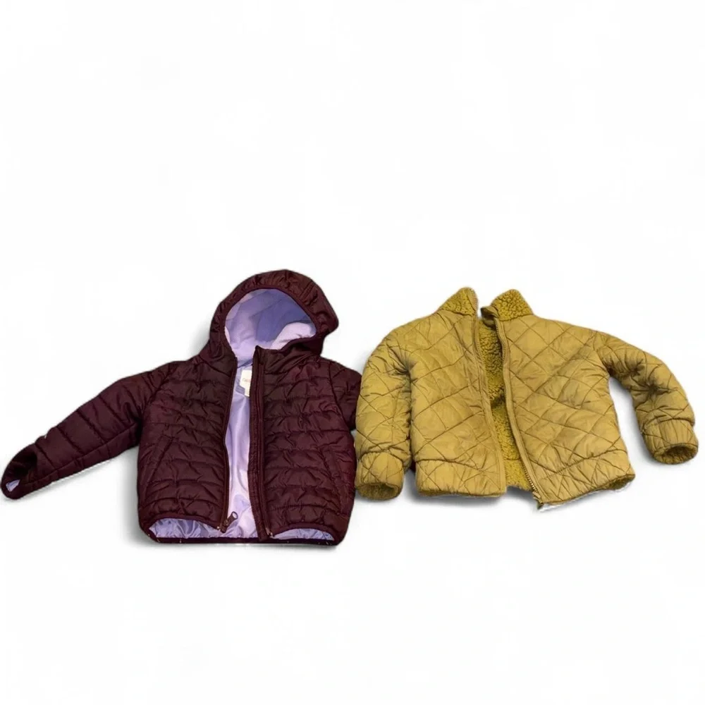 Cat & Jack Burgundy and green  Jackets